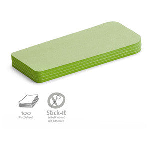 100 Stick-It Statement Cards, green